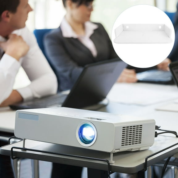 COOPHYA Projector Shelf Wall-mounted and Nail-free Installation 13.36X9.43X2.75 in 1Pcs