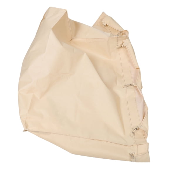 COOPHYA Rectangular Beige Laundry Hamper Liner Bag with Nonslip Design for Rolling Laundry Carts