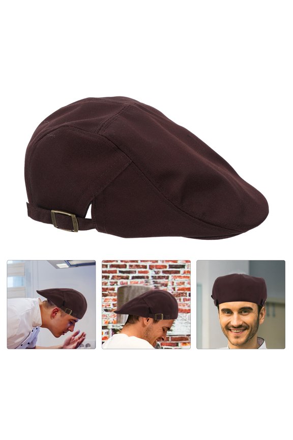 Coffee Beret Hat for Restaurant Bakers Comfortable and Stylish Cooking Headwear
