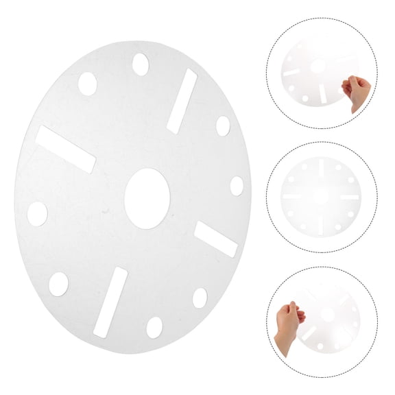 COOPHYA Reusable Acrylic Clock Face Stencil for Accurate Clock Numeral Marking and Crafting