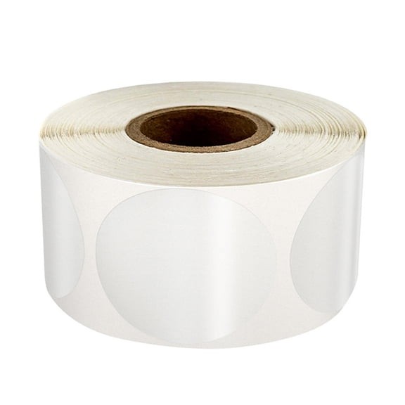 COOPHYA Round Sticker Roll Food Packaging Stickers BOPP Transparent Party 500 Pcs