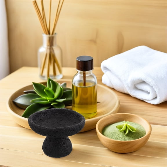 COOPHYA Rustic Cement Aromatherapy Diffuser with Elevated Stone Plate for Home Fragrance and Relaxing Spaces