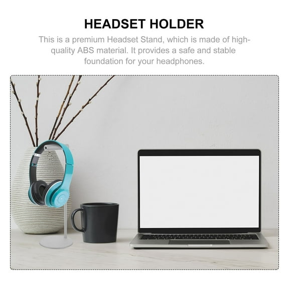 COOPHYA Silver Gaming Headset Stand 27x3.9in Aluminium Alloy 1Pack