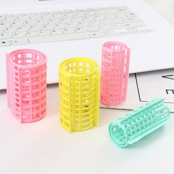 COOPHYA Small Hair Rollers Plastic Hair Curlers 36Pcs For Short Hair Bangs Curls Hairstyle Tools Random Style