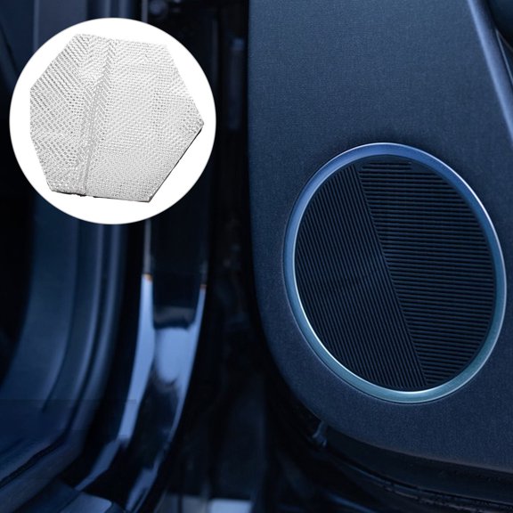 COOPHYA Sound Deadening Mat for Car Ceiling Floor and Door Plated Silver with Easy Installation Feature