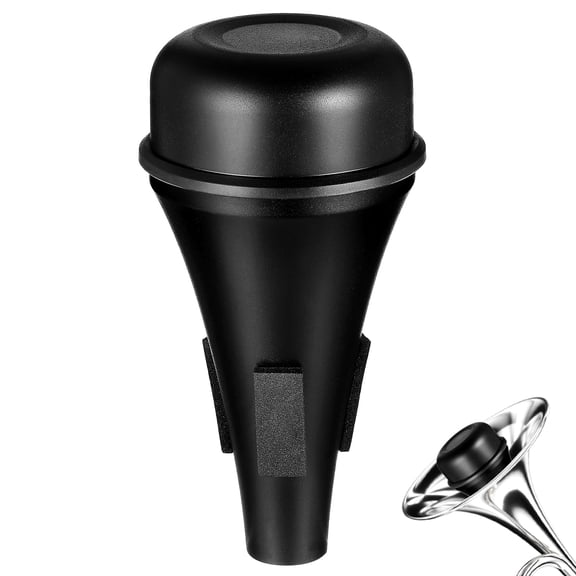 COOPHYA Mute for Trumpet Black Plastic Steel 1Pack for Learning and Teaching