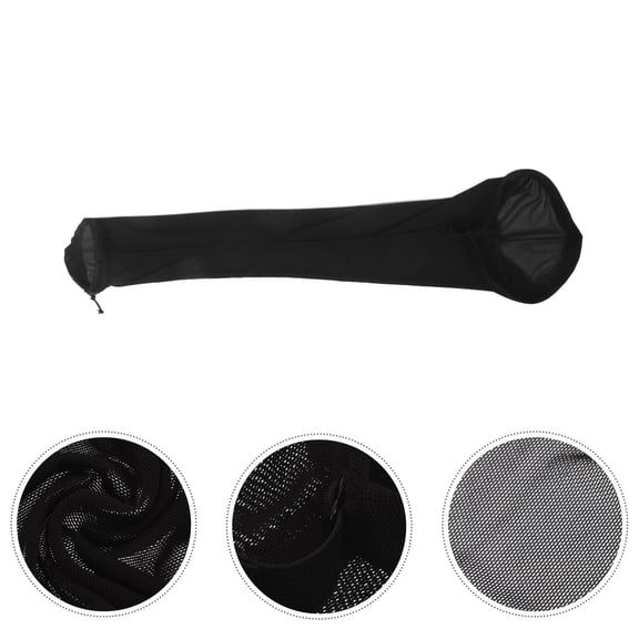 COOPHYA Versatile Black Hair Wrap for Locs Adjustable Wig Cap Breathable Mesh Headwrap