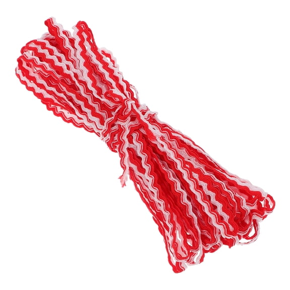COOPHYA Wave Pattern Fabric Binding Trim for Sewing, Upholstery, Clothing, Curtains, and Craft Embellishments