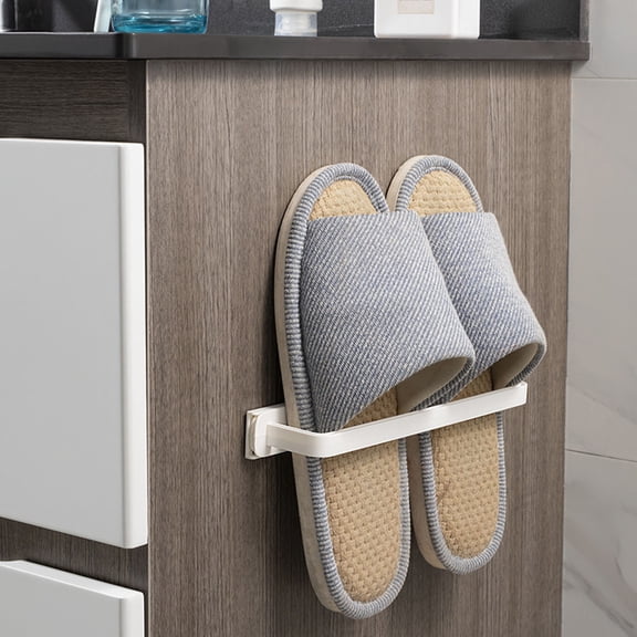 COOPHYA Bathroom Towel Bar in White with Modern Design for Wall Mount and Easy Use