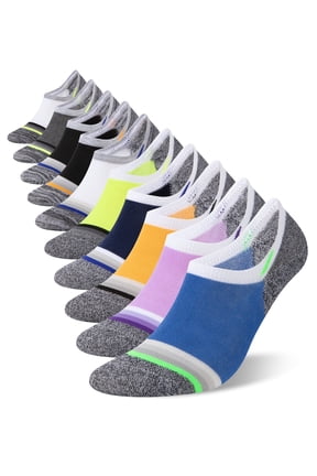 10 Pairs Mens No Show Socks Low Cut Comfort Cushion Casual Socks