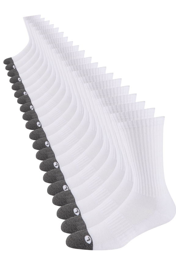 10 Pairs Mens Crew Long Socks Cushion Socks Breathable Calf Socks for Men