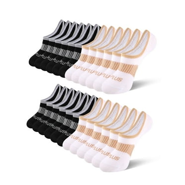 COOPLUS 12 Pairs Womens Lightweight No Show Socks Low Cut Anti-Slid Socks Athletic Hidden Liner Socks for Women