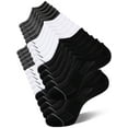 thumbnail image 1 of Cooplus 15 Pairs Mens Cotton No Show Socks with Non Slip Grip Casual Walking Socks for Men, 1 of 7