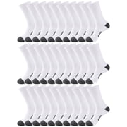 COOPLUS 15 Pairs Mens Crew Socks Lightweight Athletic Socks Breathable Comfort Sport Socks for Men
