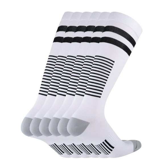 COOPLUS 3 Pairs Compression Socks for Men & Women, Graduated Compression Support Circulation Socks for Running,Nursing,Athletic