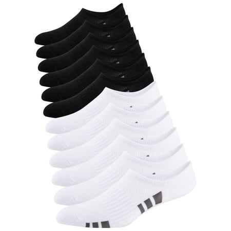 Cooplus 12 Pairs Mens Cotton No Show Socks Mens Lightweight Short Non Slip Invisible Socks