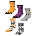 thumbnail image 1 of COOPLUS Halloween Mens Socks Crew Long Socks Thin Breathable Lightweight Calf Socks 5 Pairs, 1 of 8