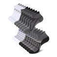 thumbnail image 1 of COOPLUS Mens 10 Pairs Low Cut Ankle Athletic Socks Cushioned Breathable Tab Sports Work Socks, 1 of 8