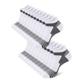 thumbnail image 1 of COOPLUS Mens 10 Pairs Low Cut Ankle Athletic Socks Cushioned Breathable Tab Sports Work Socks, 1 of 8