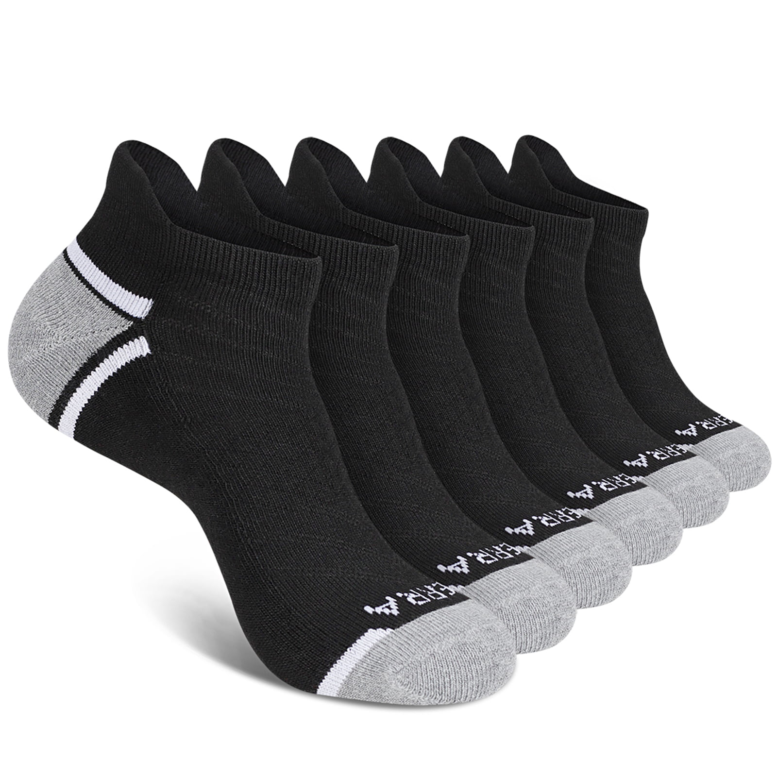 COOPLUS Mens Athletic Ankle Low Cut Socks Men's Sock Size 1013 Male No