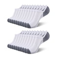 thumbnail image 1 of Cooplus Mens No Show Socks 10 Pairs Cushioned Non Slip Invisible Sock for Men, 1 of 7