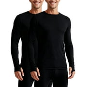 COOPLUS Mens Thermal Underwear Two Tops