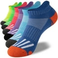 thumbnail image 1 of COOPLUS Womens Ankle Low Cut Socks Athletic Running Cushioned Socks for Women 6 Pairs, 1 of 7
