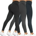 thumbnail image 1 of COOPLUS Womens Athletic Leggings Tummy Control High-waisted Seamless Running Pants for Gym Yoga Workout(Pack of 3), 1 of 6