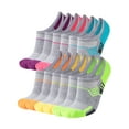 thumbnail image 1 of COOPLUS Womens No Show Socks Low Cut Non Slip Athletic Invisible for Sneakers Running Ankle Socks for Women 6 Pairs, 1 of 8