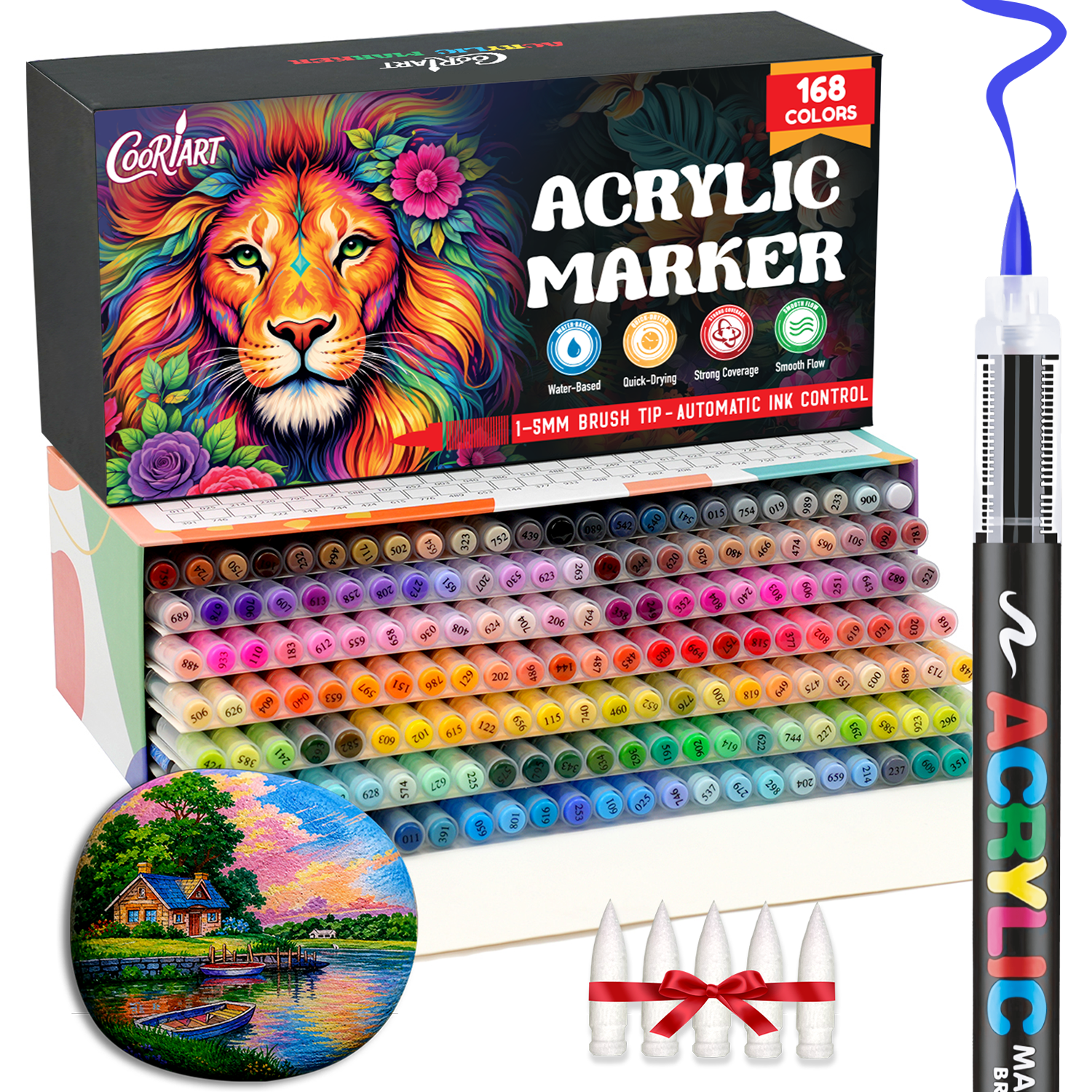 COORIART-168-Colors-Acrylic-