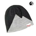 thumbnail image 1 of COORS LIGHT Men's Mountain Art Beanie Scull Cap Jacquard Charcoal Hat Toboggan, 1 of 4