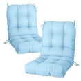 thumbnail image 1 of COOS BAY 42'' x 21'' Patio Chair Seat/Back Cushion Set of 2, Tufted Outdoor High Back Cushions Replacement Patio Seating Cushions Set, Light Blue, 1 of 9