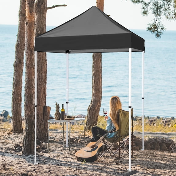 COOS BAY 5 Ft. W x 5 Ft. D Steel Outdoor Portable Canopy Tent