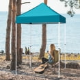 thumbnail image 1 of COOS BAY 5x5 Portable Instant Canopy Tent, Pop Up Outdoor Canopy for Beach, Sports and Camping, Turquoise, 1 of 9