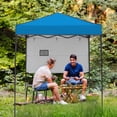 thumbnail image 1 of COOS BAY 6'x4' Instant Pop Up Canopy Tent with Adjustable Sun Wall, Lightweight Compact Portable Canopy with Carry Bag, Light Blue, 1 of 8