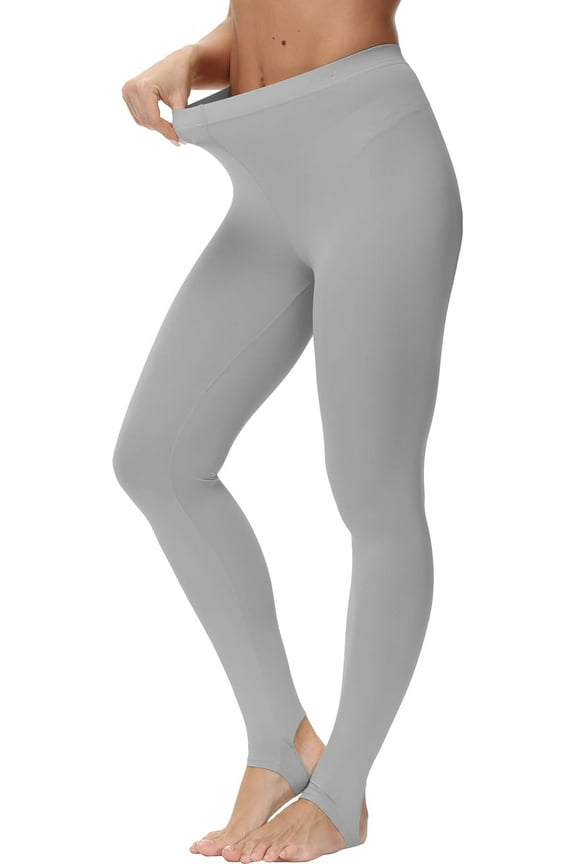 Ultrathin Ice Silk Fabric UPF50+ UV Sun Protection Compression Legging Footed Tight Pants Q-max Coolness