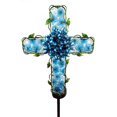 COOZZYHOUR Solar Cross Garden Lights Outdoor Decorative - Solar Metal ...