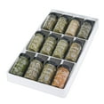 thumbnail interactive-video image 1 of Copco 12 Jar In-Drawer Spice Rack, White, 1 of 10