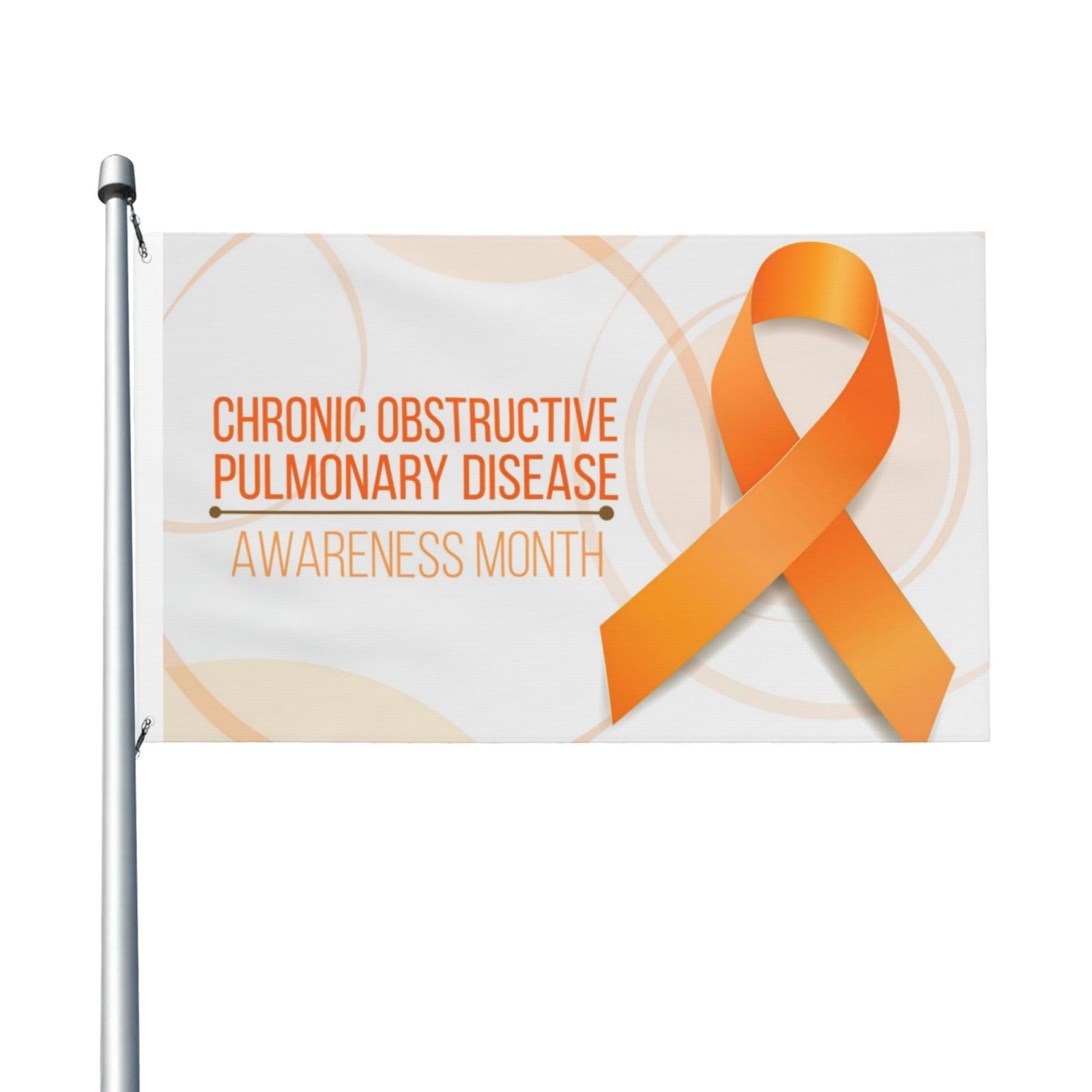 COPD Awareness Month Garden Flags 3 x 5 Foot Yard Flags DoubleSided Banner with Metal Grommets