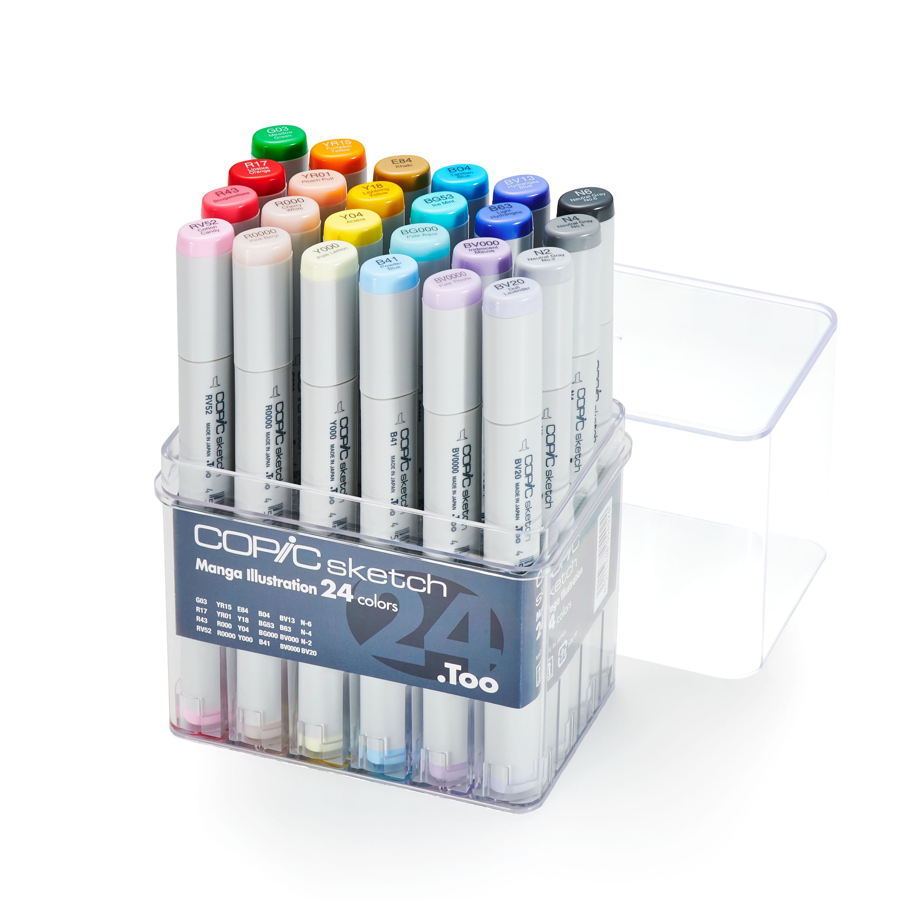 Copic Sketch Set, 36-Colors, Basic 