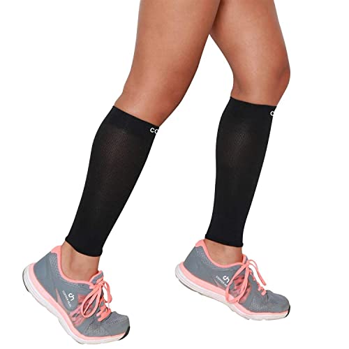 COPPER HEAL CALF Copper Compression SLEEVES (1 PAIR) For Exercise Sport ...