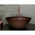 thumbnail image 1 of COPPER ROUND VESSEL SINK DOUBLE WALL 15X15X5.5 G1718 DARK LIGHT, 1 of 1