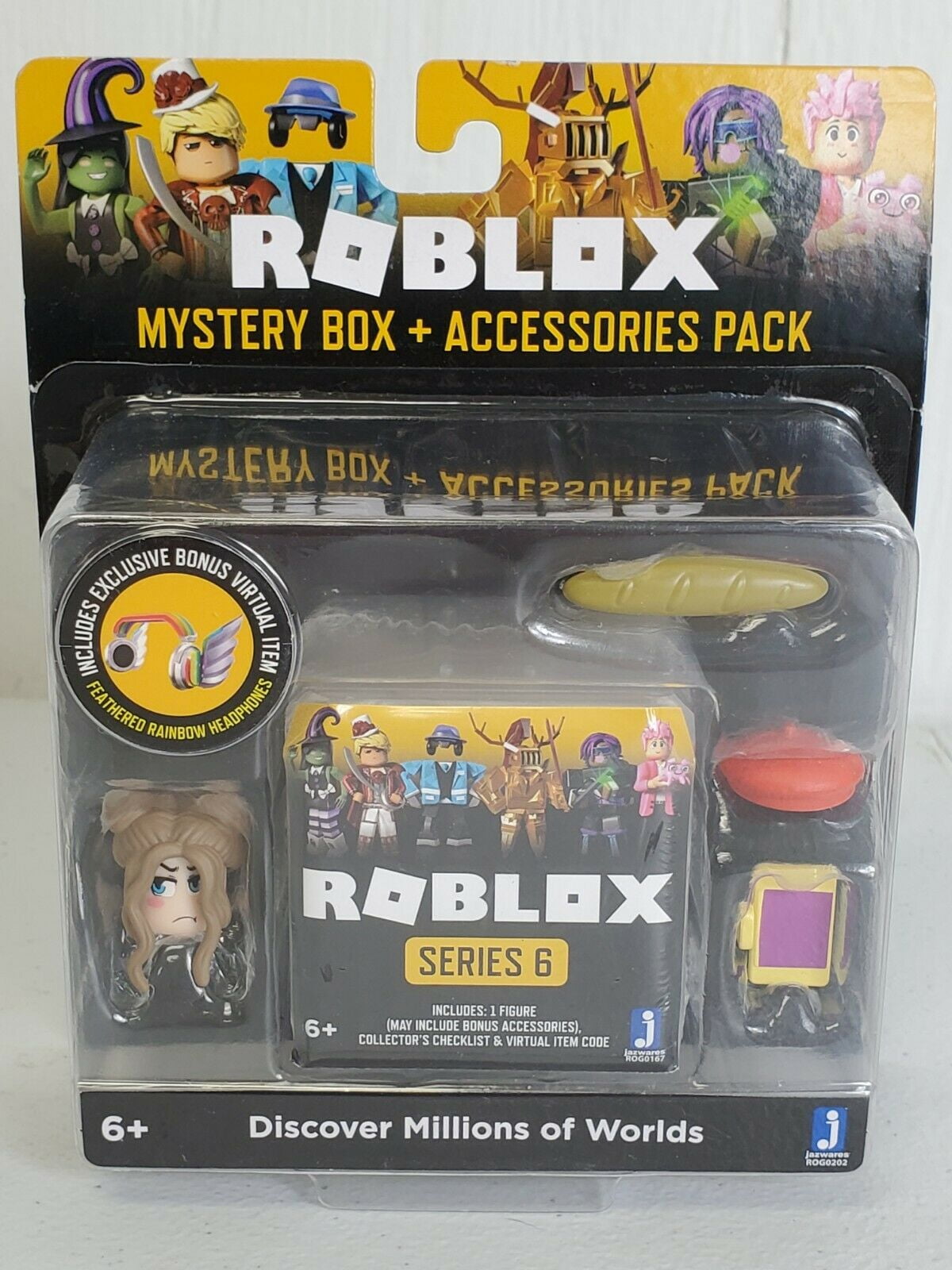 Roblox Mystery Box Accessories pack series 6 Kid toy Apple Mac Mini display  doll