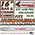 thumbnail image 1 of COPPERHEAD 16" Bar  Chain Kit for Husqvarna Chainsaws - Fits 334T, 338XPT, T435 and More - High-Performance German Steel, 1 of 17