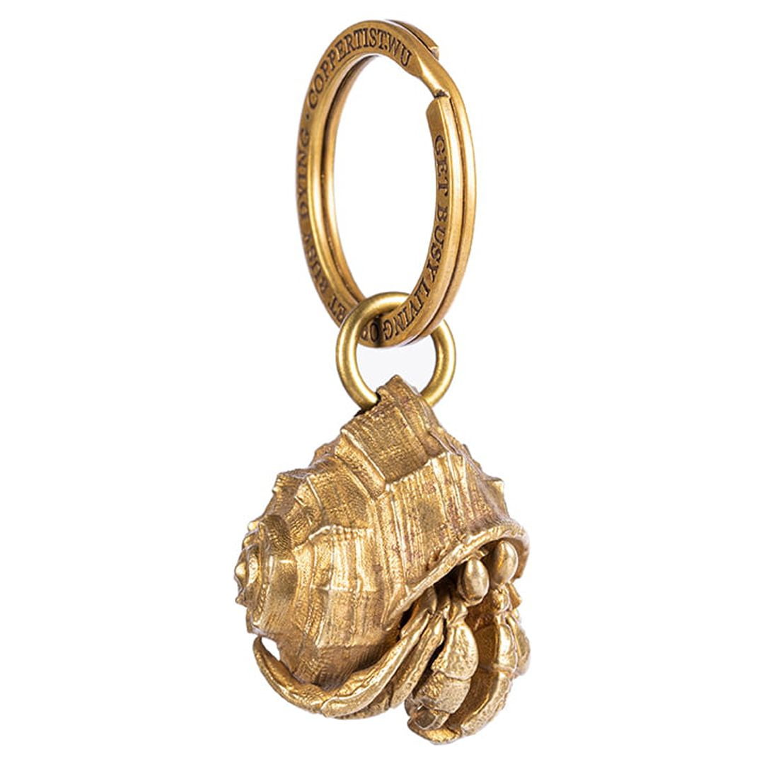 COPPERTIST.WU Crab Keychain | Oceanic Elegance | Silver Keychain