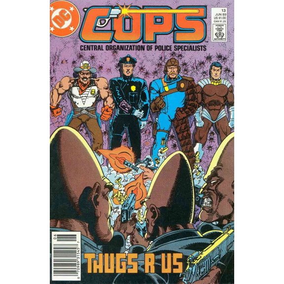 COPS #13 (Newsstand) VF ; DC Comic Book