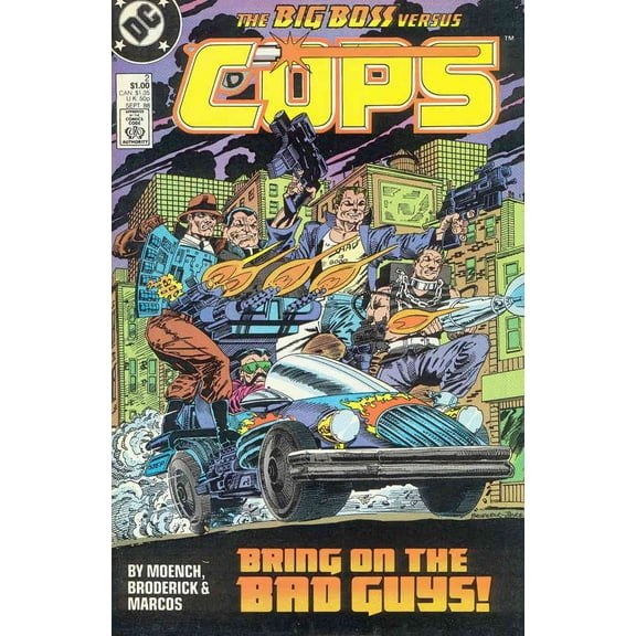 COPS #2 VF ; DC Comic Book