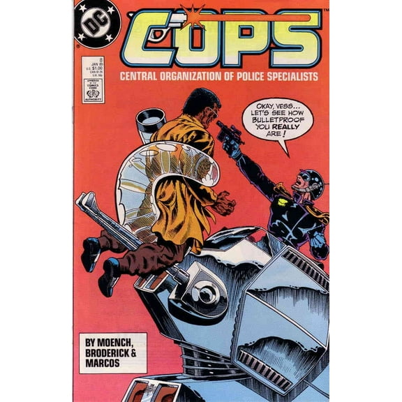 COPS #8 VF ; DC Comic Book