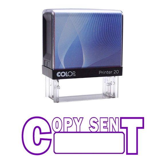 COPY SENT Self Inking Rubber Stamp Custom Colop Office Stationary P20 Mini Stamper