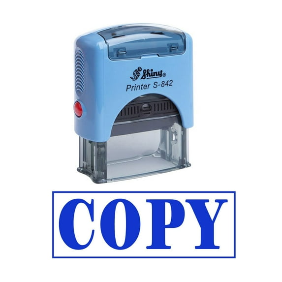 COPY Self Inking Rubber Stamp Custom Shiny Office Stationary Stamp
